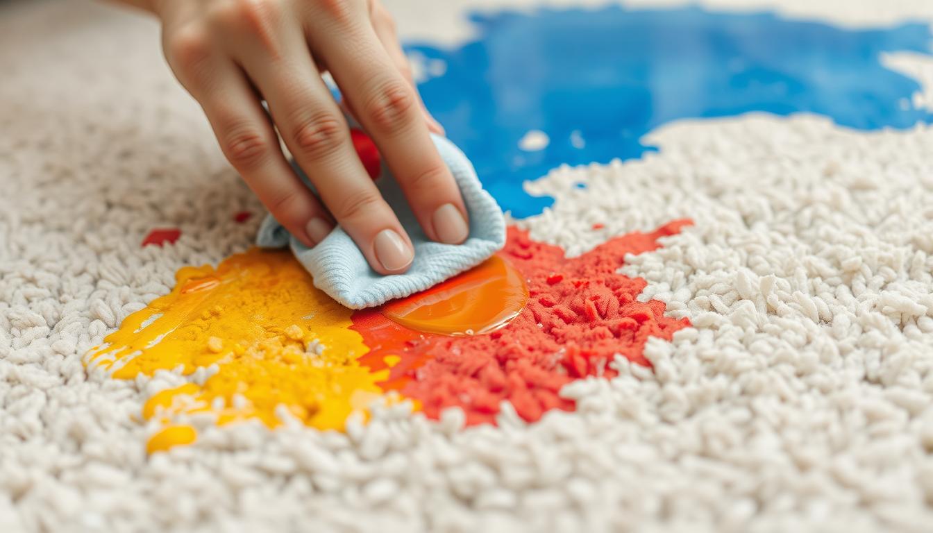 How to Get Dried Paint Out of Carpet